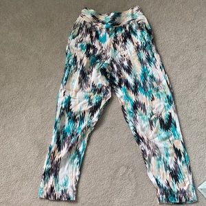 Ella Moss Aztec print pants with pockets